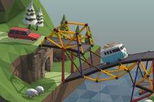 シュールな物理挙動の橋建築シミュ『Poly Bridge』がフルリリース！ 画像
