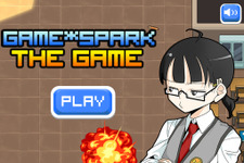 【お知らせ】Game*Sparkのミニゲームが公開！―ろめ子がスパくんを蹴散らす2Dシューティング 画像
