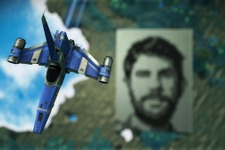 『No Man's Sky』ファン、Hello Games創設者の似顔絵を地上絵に―なんて壮大なんだ… 画像