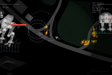 『ディアブロ』のような直感的操作可能なトップダウン視点ロボ戦闘シム『GIANT ROBOT GAME』―1970年代SFインターフェイス風グラフィック 画像
