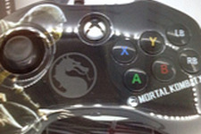 『Mortal Kombat X』のカスタムコントローラが制作中？ 十字キーなしの前面6ボタン 画像