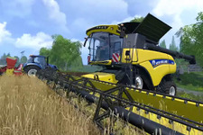 『Farming Simulator 15』最新プレイ映像その2― 実った作物を収穫しよう 画像