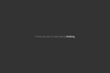 “何もしない”ゲーム『Nothing』Steamにて無料リリース 画像