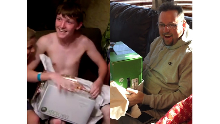 父と息子、8年前越しにドッキリXbox復讐クリスマスプレゼント！