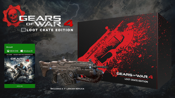 ランサーレプリカ同梱の『Gears of War 4』豪華限定版が海外ショップに！