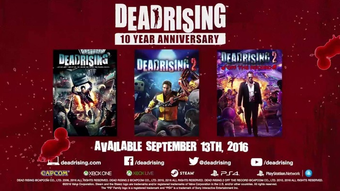 リマスター版『Dead Rising』3作品が海外正式発表！1080p/60fpsの動作実現
