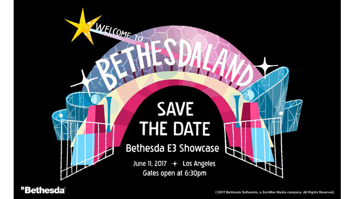 「Bethesda E3 Showcase」開催日程が告知、国内向け映像配信も決定