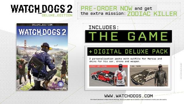PC版『Watch Dogs 2』Steamにて予約開始―豪華版の詳細や高画質スクショも！