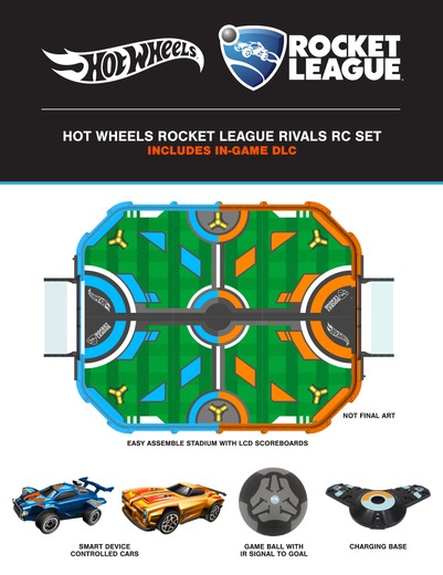 ラジコンで遊べるクルマサッカー！『ロケットリーグ』と「Hot Wheel」コラボRCカーが海外向けに発表