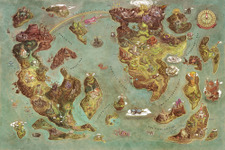 『Skyrim』『マリオ』など世界観をひとまとめ！ポスター作品「Videogames World Map」が販売中 画像