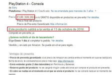 噂: スペインのAmazonに「PS4 NEO」らしき商品情報が一時掲載―価格や発売日が記載 画像