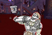 ゲーム機を武器に戦うオッサン！PS4新作TPS『Drawn to Death』最新映像 画像