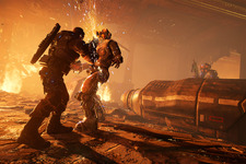『Gears of War 4』約10分間のゲームプレイ映像！―回転ノコギリを射出する武器がイカス… 画像