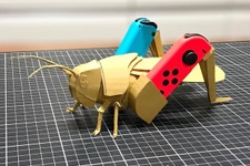 『Nintendo Labo』ダンボールコントローラーをファンが早速再現―トノサマバッタの脚にJoy-Conが！ 画像
