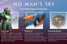 『No Man's Sky』Xbox One版予約特典が発表に！Xboxロゴを模したスーツも 画像