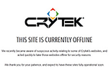 Crytekのウェブサイトに不正アクセスの疑い、セキュリティ確保のため関連サイトがオフラインに 画像