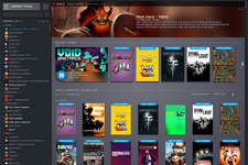 Valve、Steam公開ベータ版の新ライブラリUI画像を開発者向けに公開 画像