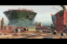 船の墓場で廃船を解体する新作シム『Ship Graveyard Simulator』トレイラー！ 画像