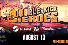 メタル音楽でゾンビを迎え撃つ2DリズムSTG『Double Kick Heroes』正式版海外8月13日発売決定 画像