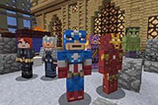 Marvelヒーローが参戦！『Minecraft: Xbox 360 Edition』に“アベンジャーズ”のスキンパックが近日配信 画像