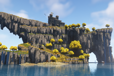 『マインクラフト』で作成した『ELDEN RING』風マップ公開―ストームヴィル城らしき姿も 画像