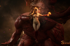 淫魔ACT『Succubus』最後の大拡張DLC「Red Goddess」12月23日リリース―新キャラ、武器、行為シーンなどを追加 画像