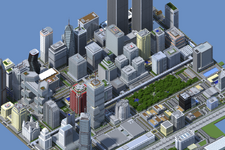 Xbox 360版『Minecraft』2年間で450万ブロックを積み上げた大都市マップ 画像