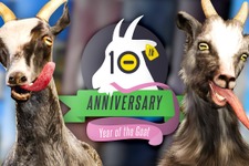 『Goat Simulator』謎のカピバラが登場する10周年記念トレイラー！DLCなど今後の展開を示唆する一幕も