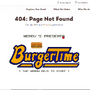 アメリカのハンバーガーショップ“ウェンディーズ”、404エラーのページに懐かしの『バーガータイム』を仕込む