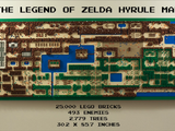 ハイラルが目の前に！初代『ゼルダの伝説』のマップがレゴブロックで再現される―製作期間は約4か月 画像