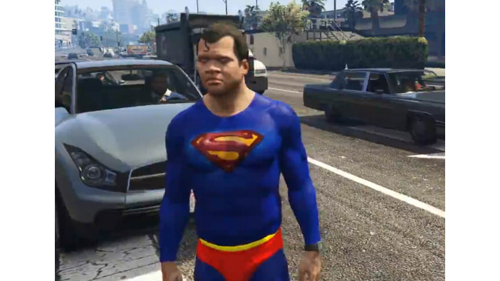 『GTA V』の「スーパーマン」変身Mod！空も飛べるし超人パワーで暴れまくり