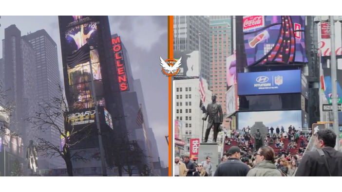 今度は動画で！『ディビジョン』と現実のニューヨークの比較映像