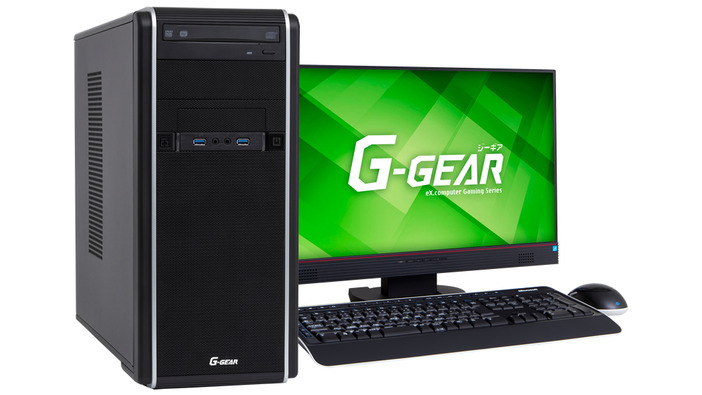 ゲームミングPC「G-GEAR」シリーズにGeForce GTX1070搭載マシンがラインナップ