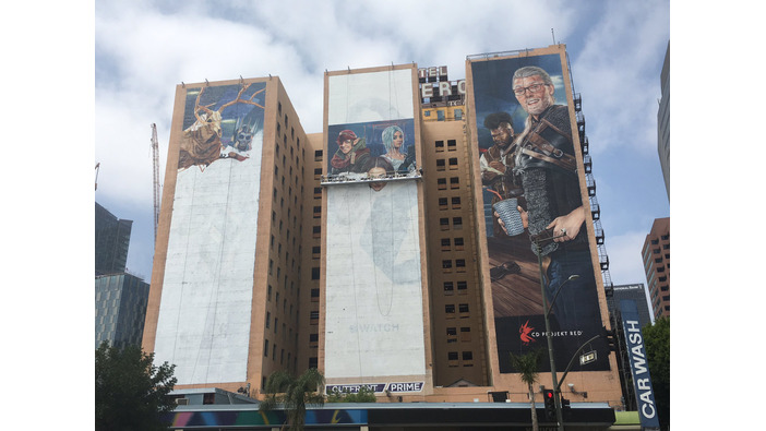 E3 2016に『The Witcher 3』巨大広告！―シリが持ってるのはスマホ？