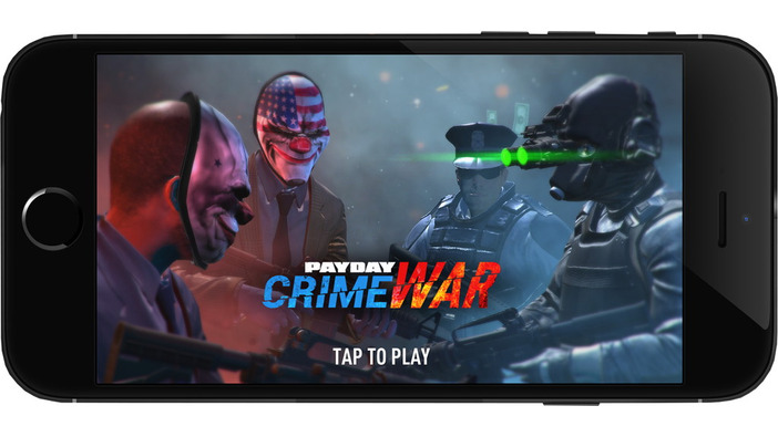 モバイルFPS『PAYDAY Crime War』最新映像！シリーズ初PvP搭載