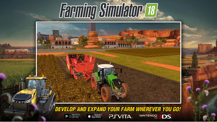 PS Vita/3DS『Farming Simulator 18』海外発売日決定！―トレイラーも披露