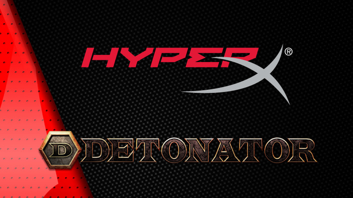 DeToNatorがHyperXとスポンサー契約を締結、サイン入り製品プレゼントキャンペーンも実施