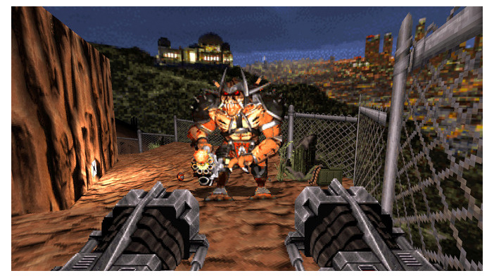 PS4日本語版『Duke Nukem 3D』配信！醜いエイリアンを蹴散らせ