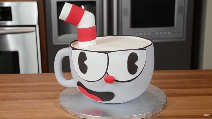 食べるのがもったいない？『Cuphead』ファンお手製の巨大ケーキのメイキング映像！【UPDATE】