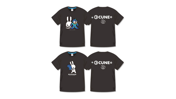 CUNE×『ロックマン』が30周年記念でコラボ！―ウサギがロックバスターを装備したTシャツも