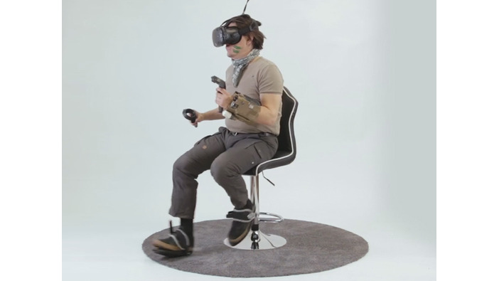 椅子に座って使うVR歩行デバイス「Cybershoes」のKickstarterが24時間で目標達成！ プレッジは既に4倍以上
