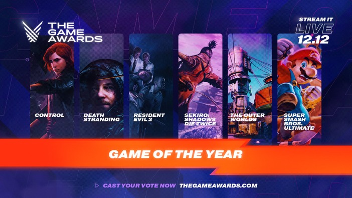 「The Game Awards 2019」各部門ノミネート作品発表！ 国産タイトルも多数選出