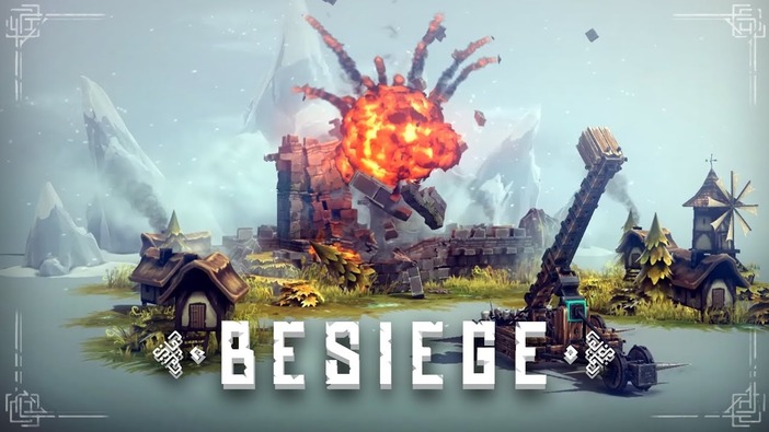 トンデモ攻城兵器建造ゲーム『Besiege』の正式リリース日が決定―値上げ予定なので急げ！