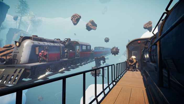 シュールな世界を列車で旅する新作サバイバル『Voidtrain』ゲームプレイトレイラー！