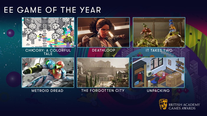 「2022 BAFTA Games Awards」ノミネート作品発表―『Returnal』『It Takes Two』が8部門で選出