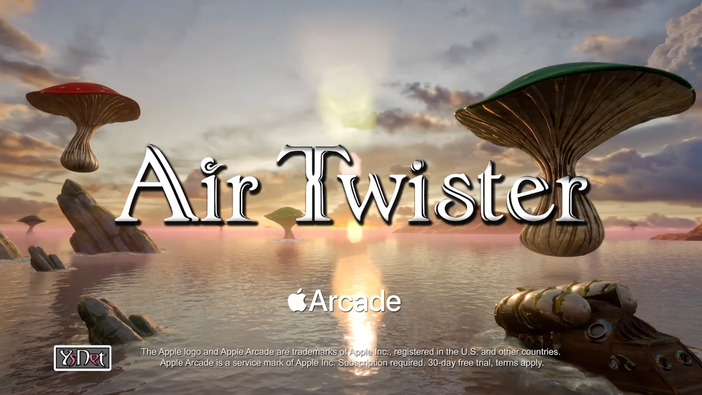 『シェンムー』鈴木裕氏による新作3Dシューティング『Air Twister』がApple Arcade向けに発表！