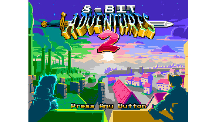 新作なのに懐かしいレトロ風JRPG『8-Bit Adventures 2』トレイラー！