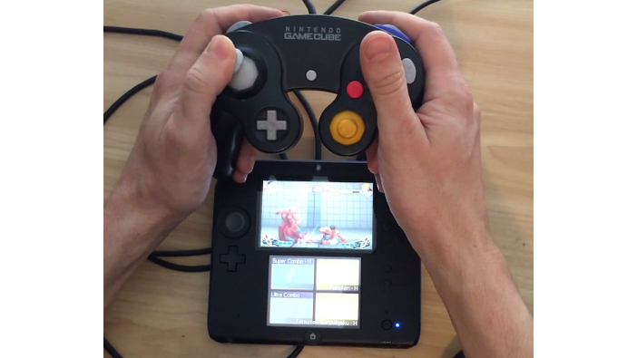 ニンテンドー2DSにゲームキューブコントローラーを接続！大改造を施したゲームプレイ映像