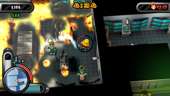 PS Vita向け消防ローグライク『Flame Over』最新映像 ― 火災に立ち向かうゲームプレイを紹介