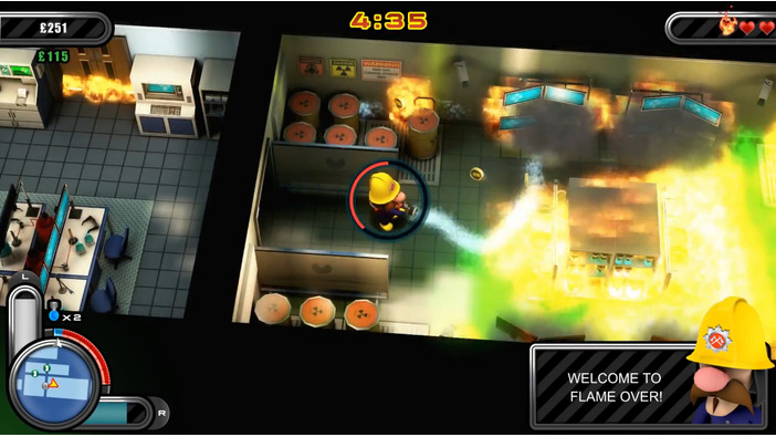 「パイローグライク」な消防ゲーム『Flame Over』が海外PS Vita向けに配信